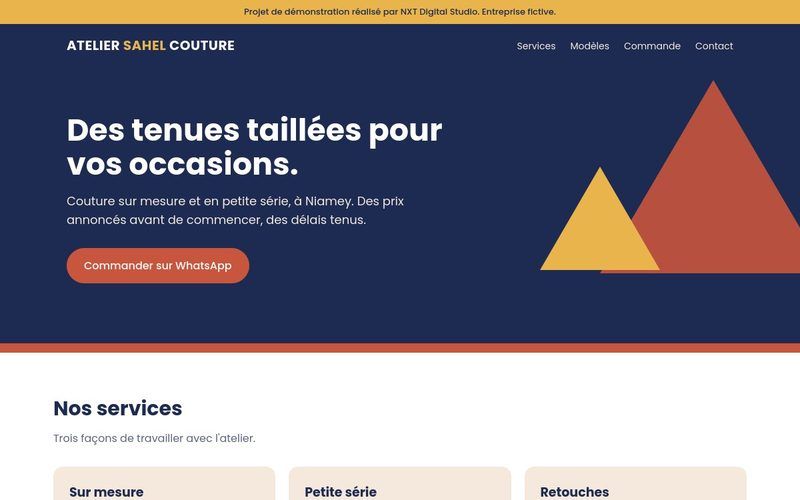 Site web vitrine